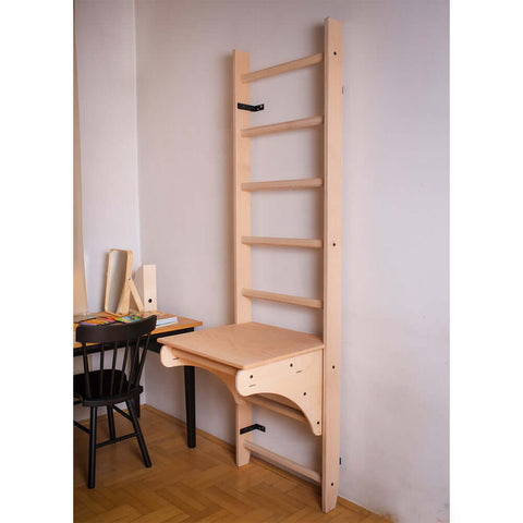 BenchK Wood Swedish Ladder w/ BenchTop