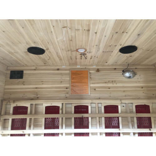 Cayenne sauna with rapid heat ceramic heaters - RecovAthlete