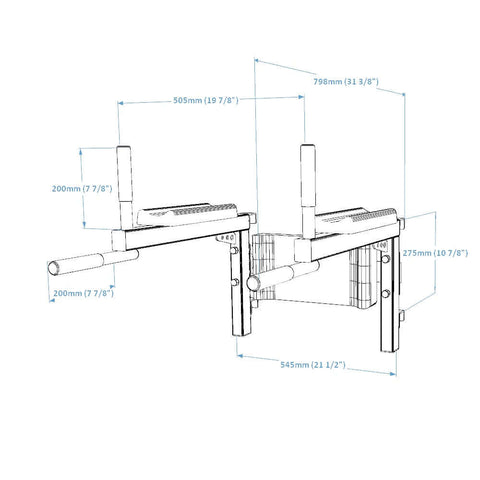 BenchK Dip Bar Attachment