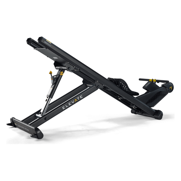 Diagonal View of Side View of Complete ELEVATE Row ADJ setup showing all features