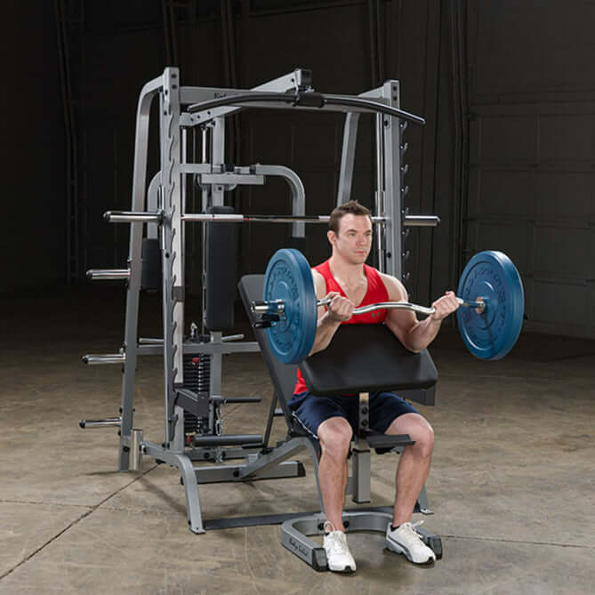 Body Solid GS348QP4 Series 7 Smith Gym, view 7, RecovAthlete