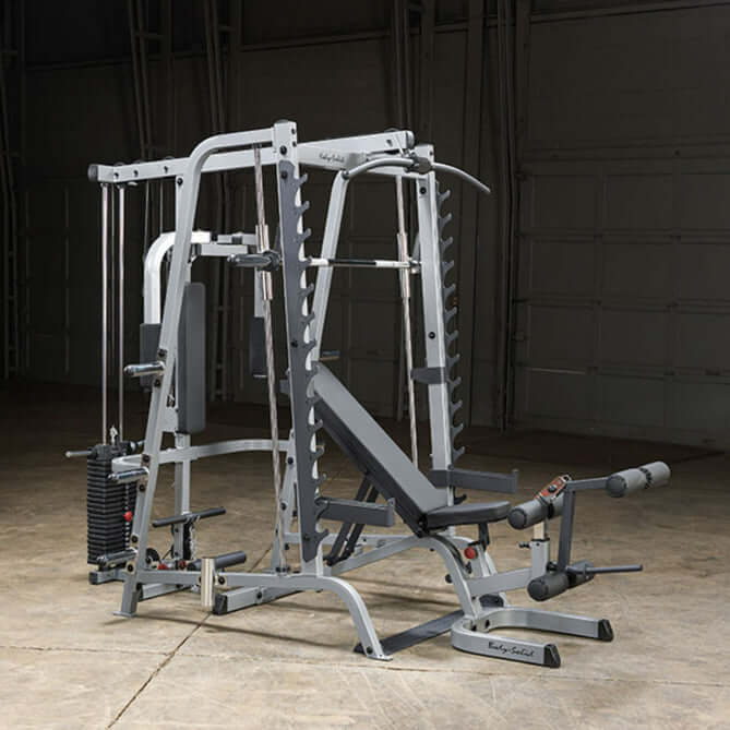 Body Solid GS348QP4 Series 7 Smith Gym, view 19, RecovAthlete