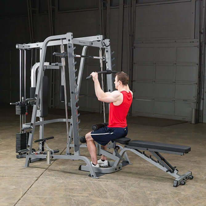 Body Solid GS348QP4 Series 7 Smith Gym, view 13, RecovAthlete