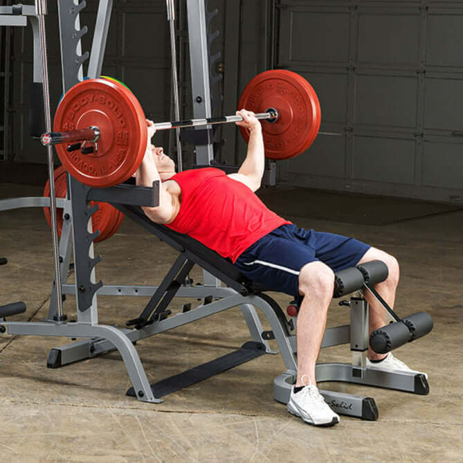 Body Solid GS348QP4 Series 7 Smith Gym, view 15, RecovAthlete