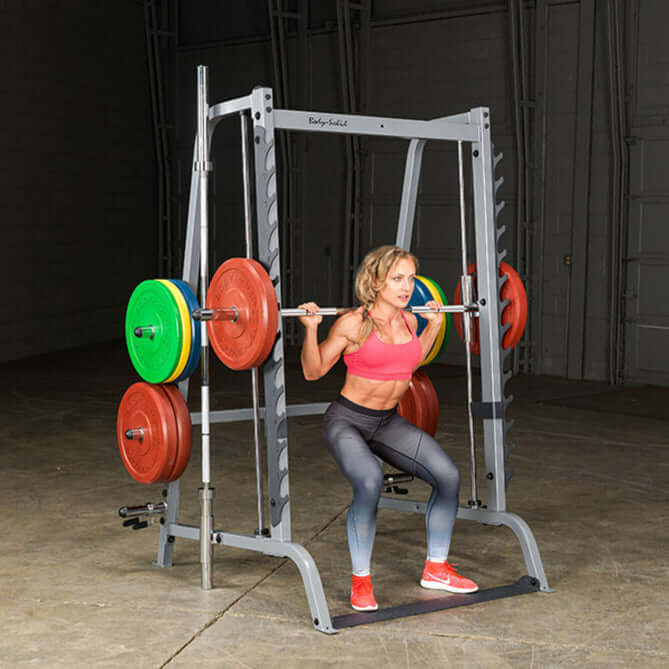 Body Solid GS348QP4 Series 7 Smith Gym, view 10, RecovAthlete