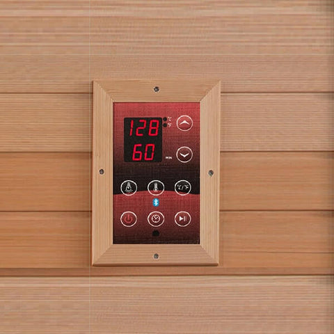 Golden Designs Monaco 6-person PureTech™ Near Zero EMF FAR Infrared Sauna (Canadian Hemlock)