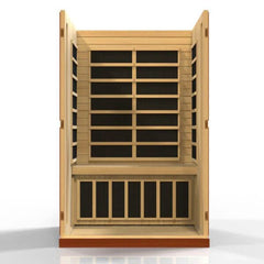 Dynamic Vittoria 2-Person FAR Infrared Sauna Low EMF (Canadian Hemlock)