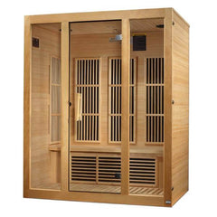 Maxxus Bellevue 3-Person Low EMF FAR Infrared Sauna (Canadian Hemlock)