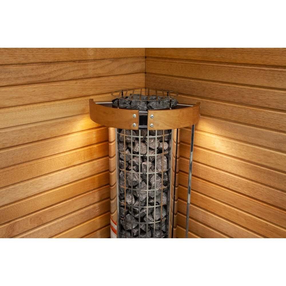 Harvia Cilindro Half Series Electric Heater Package w/ Digital Controller and Wifi and Stones, view 8, RecovAthlete