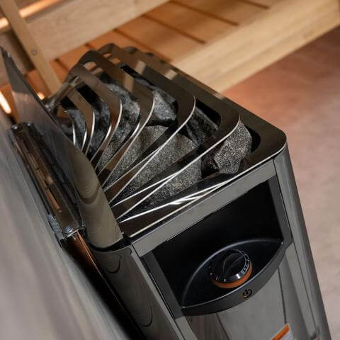 Harvia The Wall 6/8kW Electric Sauna Heater w/ Built-in Controls, view 8, RecovAthlete