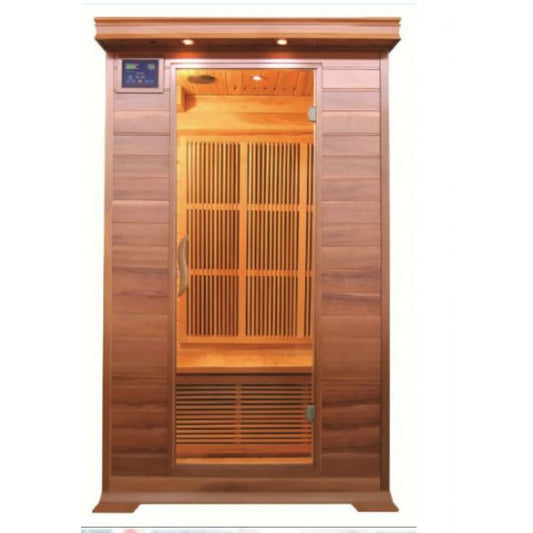 SunRay HL200K1 2-Person Cordova Indoor Infrared Sauna, RecovAthlete