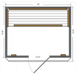Sunray Savannah 3-Person Infrared Sauna HL300K
