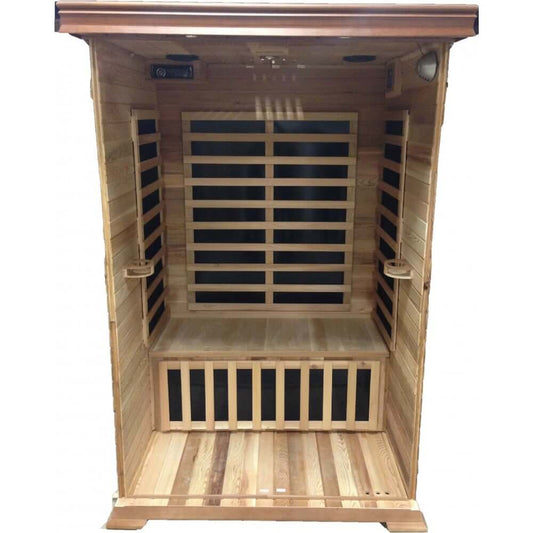 Sunray Sedona 1 Person Cedar Sauna HL100K, view 2, RecovAthlete