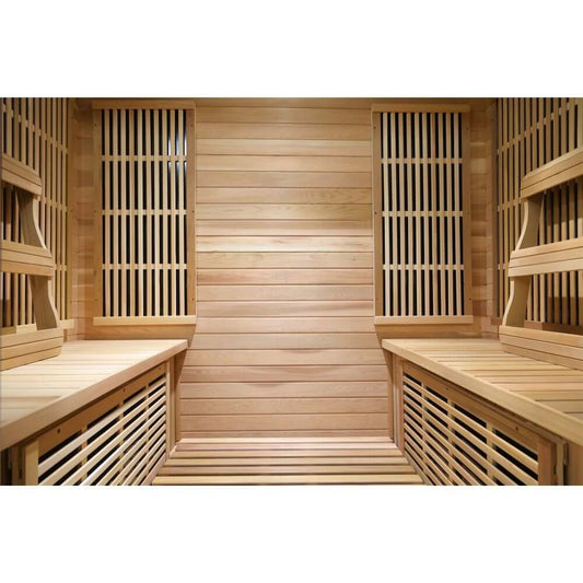 Sunray Roslyn 4 Person Cedar Sauna HL400KS, view 2, RecovAthlete