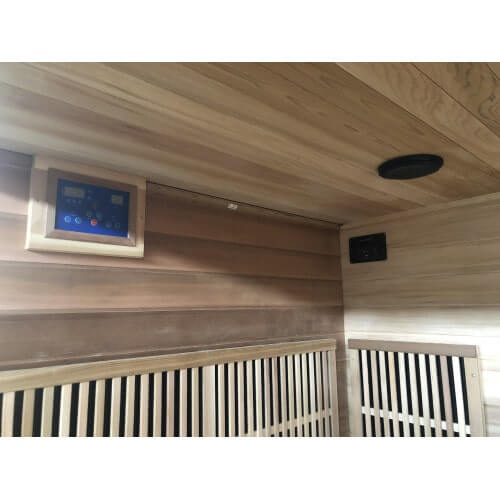 Sunray Roslyn 4 Person Cedar Sauna HL400KS, view 5, RecovAthlete