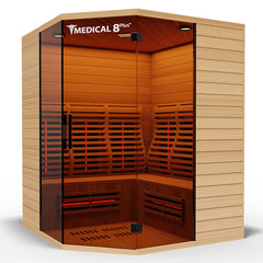 Medical 8 Plus V2 Ultra Full-Spectrum | Ultimate Hot Yoga Sauna SIDE VIEW