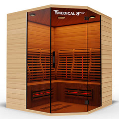 Medical 8 Plus V2 Ultra Full-Spectrum | Ultimate Hot Yoga Sauna front view