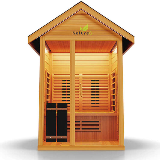 Nature 6 Sauna: Medical Outdoor Infrared for 3 Persons