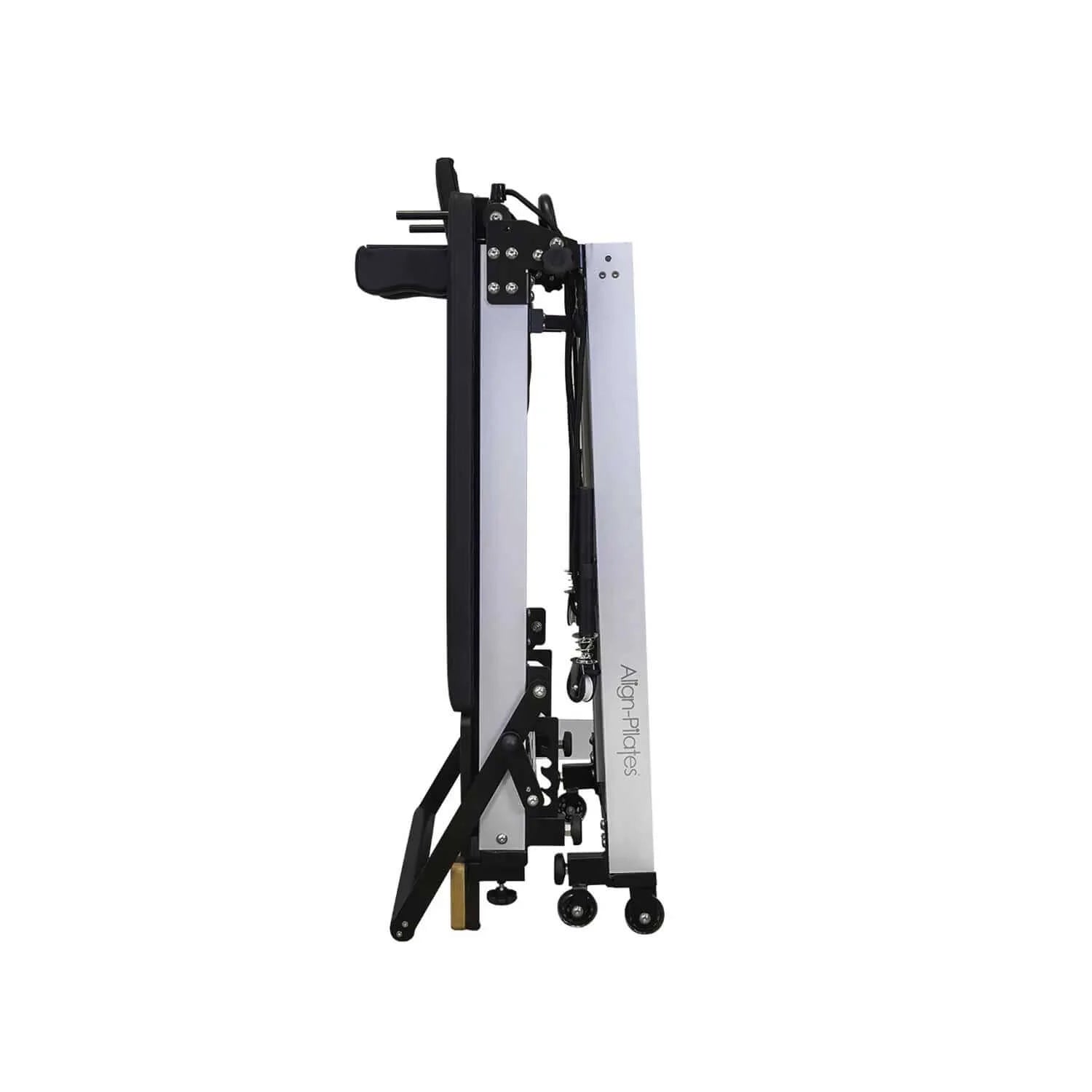 Align Pilates F3 Reformer in Folded Position for Easy Storage