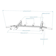 BenchK Steel Pull Up Bar Attachment