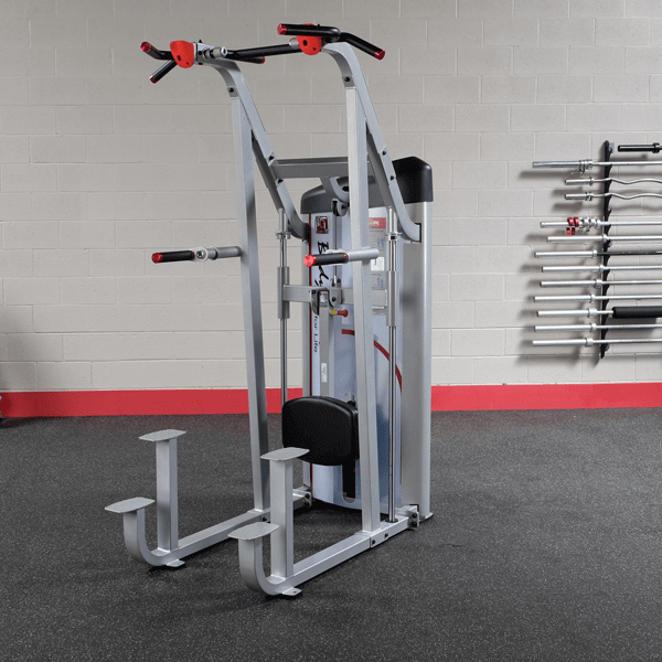 Body-Solid Pro Clubline S2ACD/2 Assisted Chin And Dip Machine, view 2, RecovAthlete