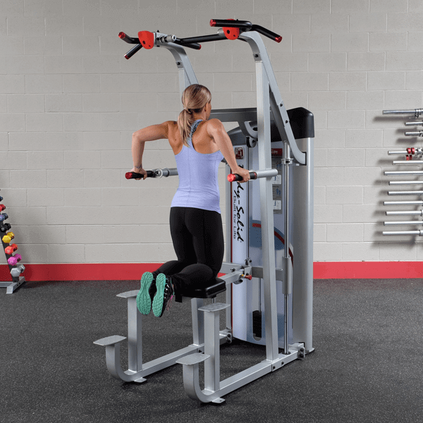 Body-Solid Pro Clubline S2ACD/2 Assisted Chin And Dip Machine, view 6, RecovAthlete