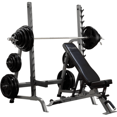 Body-Solid Pro Clubline SDIB370 Bench Rack Combo