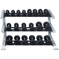 Body-Solid Pro Clubline SDKR1000SD 3 Tier Saddle Dumbbell Rack