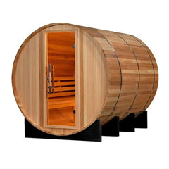 Golden Designs Marstrand Edition 6 Person Traditional Barrel Steam Sauna - Canadian Red Cedar