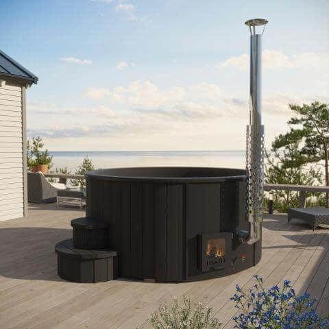 SaunaLife Model S4 Wood-Fired Hot Tub, view 3, RecovAthlete