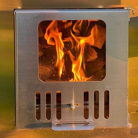 SaunaLife 6 Person Wood Fired Hot Tub Natural Close View