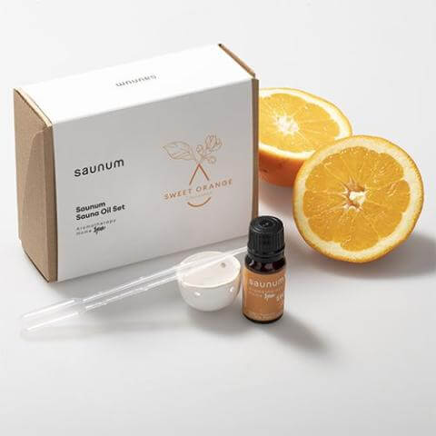 Saunum Sweet-Orange Aroma Oil with Reservoir, 10ml
