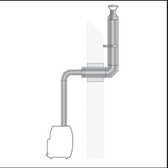 HUUM Thru-Wall Chimney Kit