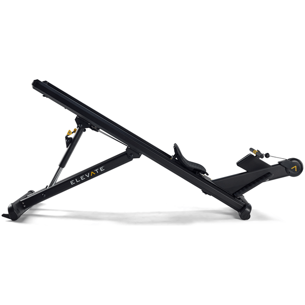 Side View of Complete ELEVATE Row ADJ setup showing all features
