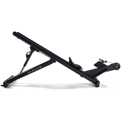 Side View of Complete ELEVATE Row ADJ setup showing all features