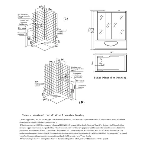 Maya Bath Catania Platinum Steam Shower