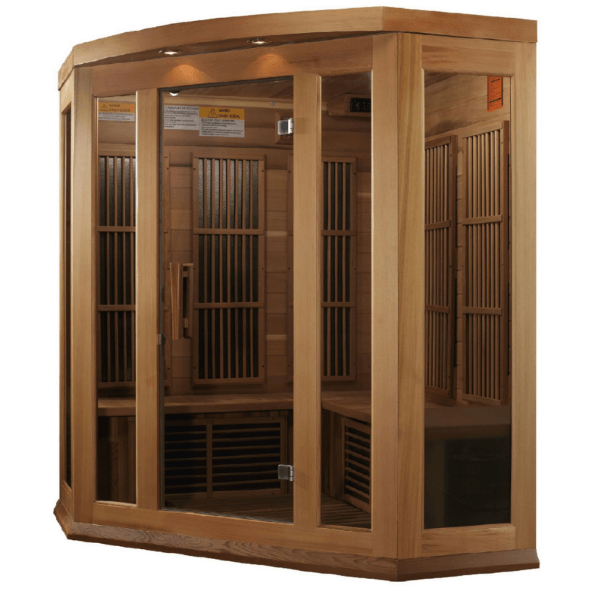 MX-K356-01 Maxxus Low EMF FAR Infrared Sauna Canadian Red Cedar - My Sauna World