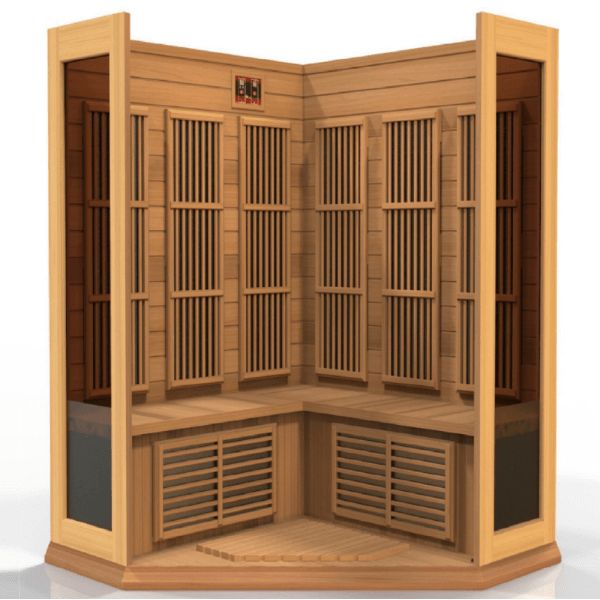 MX-K356-01 Maxxus Low EMF FAR Infrared Sauna Canadian Red Cedar - My Sauna World