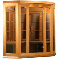 MX-K356-01 Maxxus Low EMF FAR Infrared Sauna Canadian Red Cedar - My Sauna World