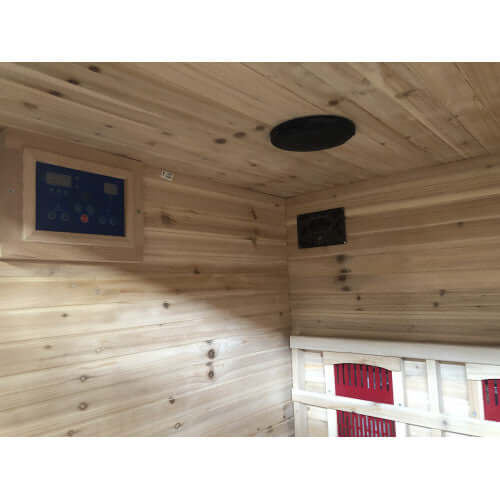 Sunray Cayenne 4 person infrared outdoor sauna HL400D - RecovAthlete