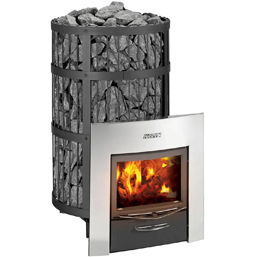 Harvia Legend 300 Duo 23.5kW Wood Burning Sauna Stove/Fireplace Combo | 300DUO