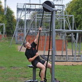 User demonstrating workout on RX5500 outdoors