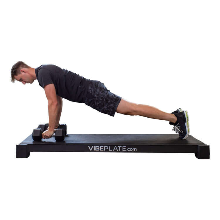 male model on yoga vibe plate