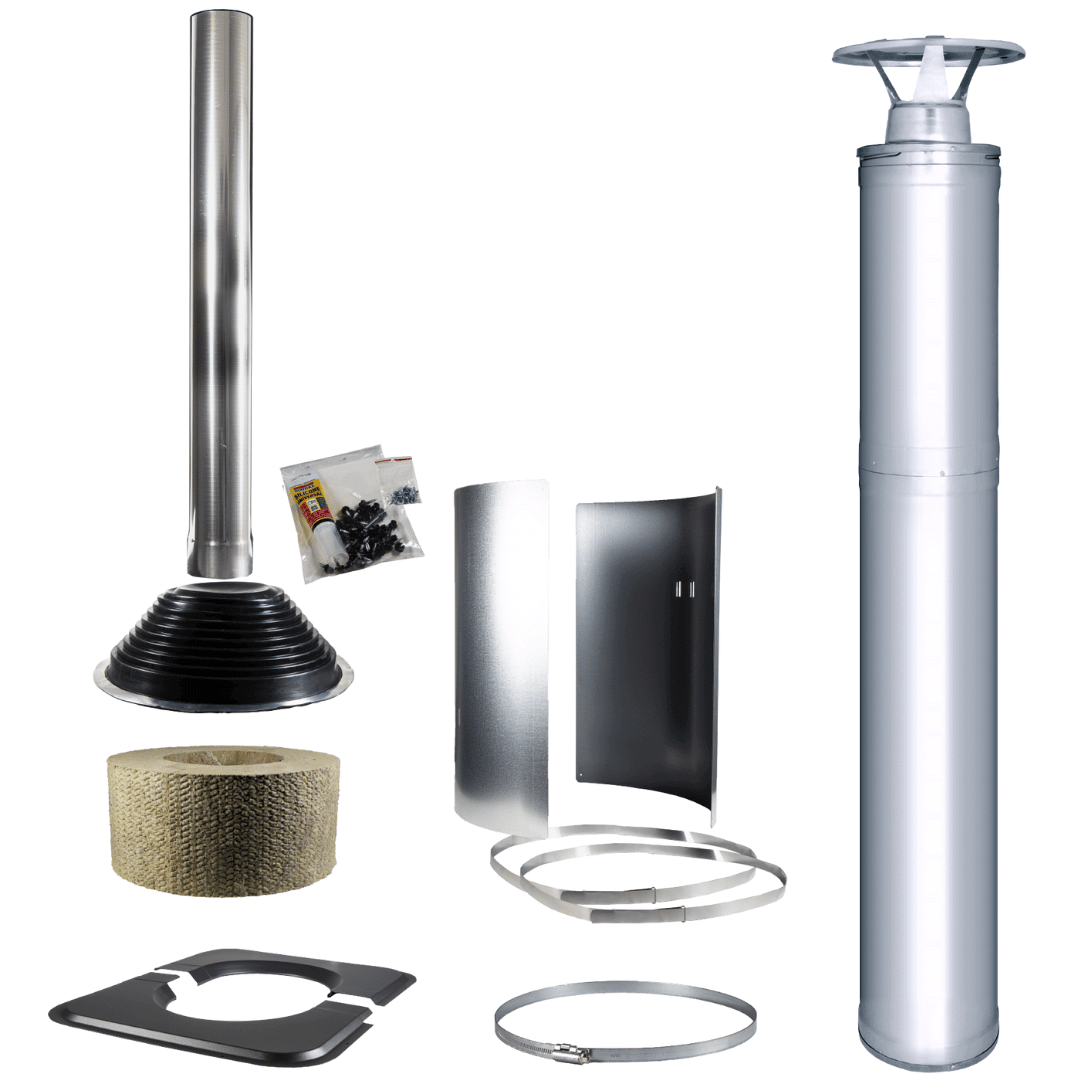 Harvia Sauna Stove Chimney Kit-Stainless Steel | WHP1500, RecovAthlete