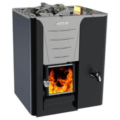 Harvia PRO 20RS 24.1kW Wood Burning Sauna Stove w/ Water Tank | WK200RS