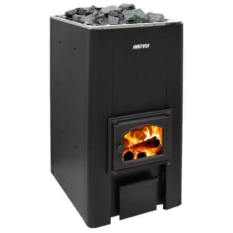 Harvia 50 Pro Series Wood Burning Sauna Heater | 40kW  | WK500, RecovAthlete