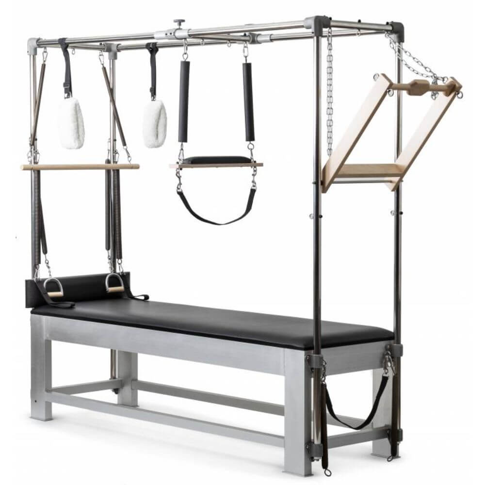 Elina Pilates Classic Aluminium Cadillac — standalone full Cadillac trapeze table in aluminum