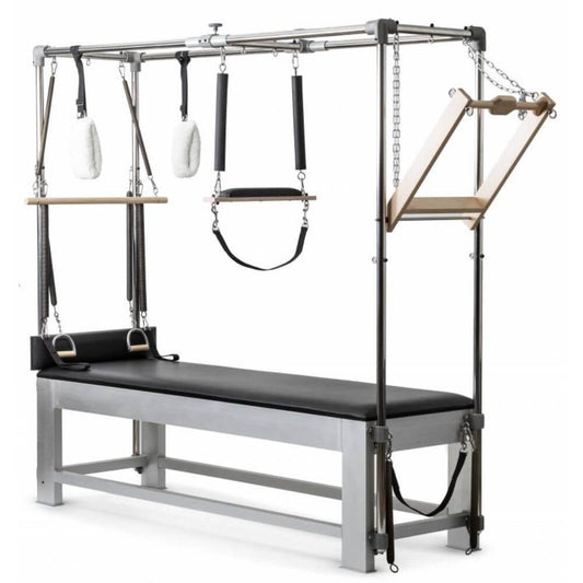 Elina Pilates Classic Aluminium Cadillac — standalone full Cadillac trapeze table in aluminum