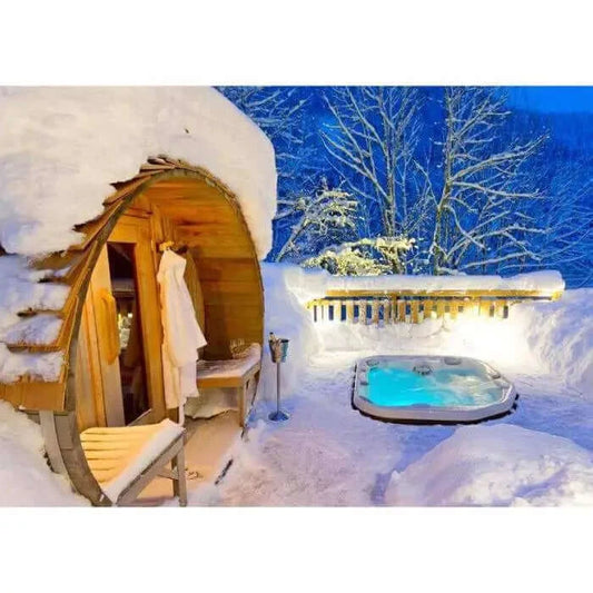Leisurecraft Barrel Outdoor Sauna