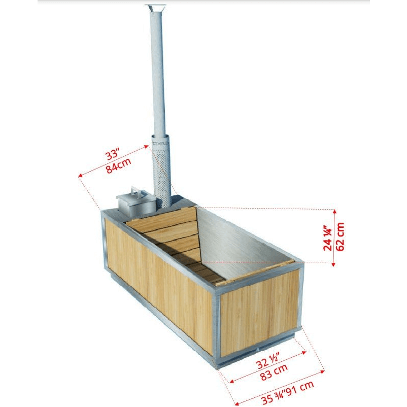 Leisurecraft The Starlight Wood Burning Hot Tub CT372W, RecovAthlete